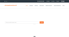 Desktop Screenshot of cheapdomainsell.com